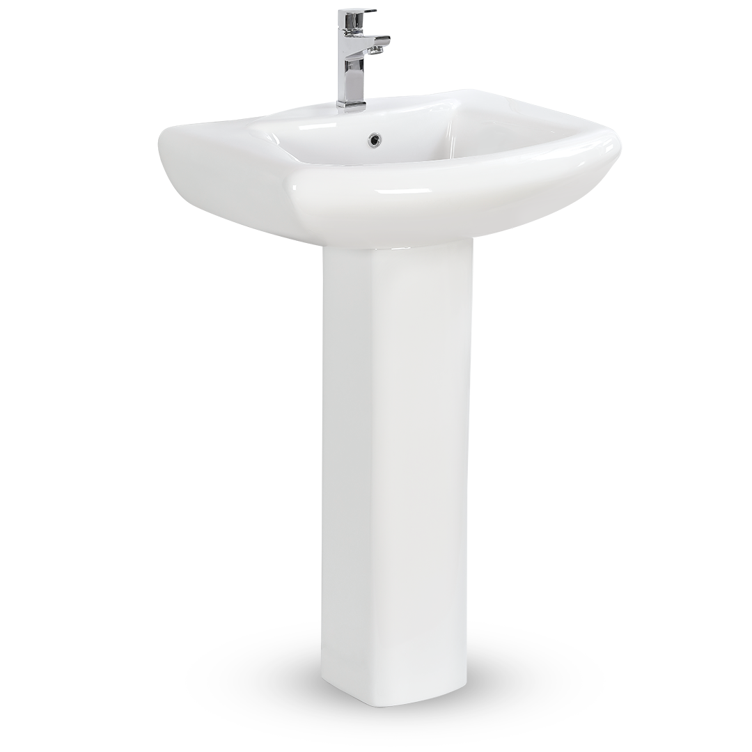 Wash Basin With Full Pedestal